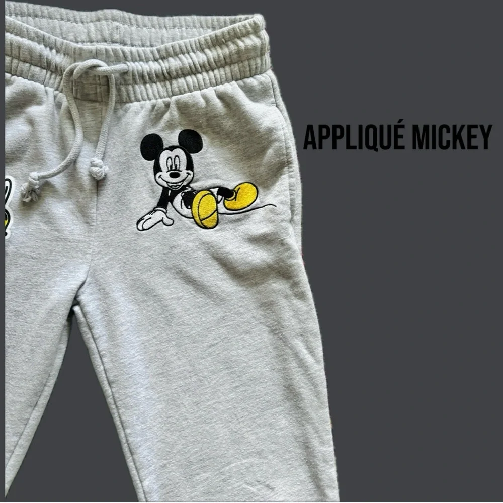 Disney Mickey Mouse Gray Joggers - Picture 3 of 11
